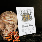 Invitation Haunted House Halloween Party