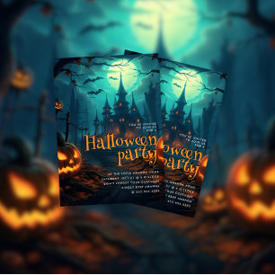 Invitation Haunted House Halloween Party