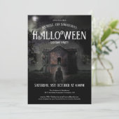 Invitation Haunted House Halloween Party (Debout devant)