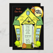 Invitation Haunted House Party (Devant / Derrière)