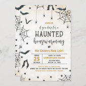 Invitation Haunted House Warming Halloween Party (Devant / Derrière)