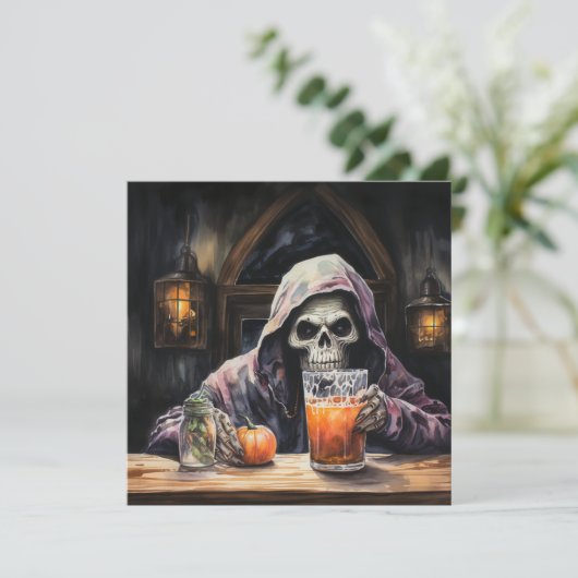 Invitation 👻 🍻 "Haunts & Hops Bash" ! 🍻 👻 Halloween (Debout devant)