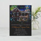 Invitation Haunween House Party (Debout devant)