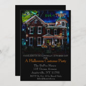 Invitation Haunween House Party (Devant / Derrière)