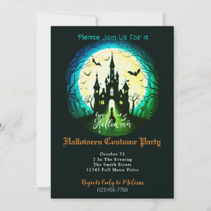 Invitation Hauny Castle Happy Halloween Costume Party