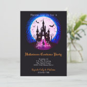 Invitation Hauny Castle Happy Halloween Costume Party (Debout devant)