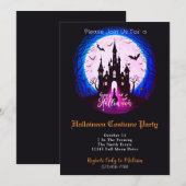 Invitation Hauny Castle Happy Halloween Costume Party (Devant / Derrière)
