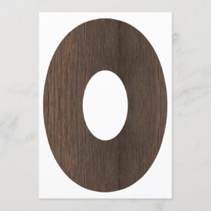 Invitation Haute Chaise 1ère Anniversaire Bannière Lettre O