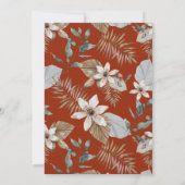 Invitation Havana Nights Tropical Cubain 30e anniversaire (Dos)