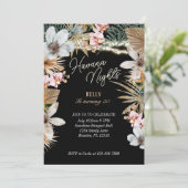 Invitation Havana Nights Tropical Floral Cubain 30e anniversa (Debout devant)