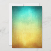 Invitation Hawaïen orienté de fête d'anniversaire de plage (Dos)