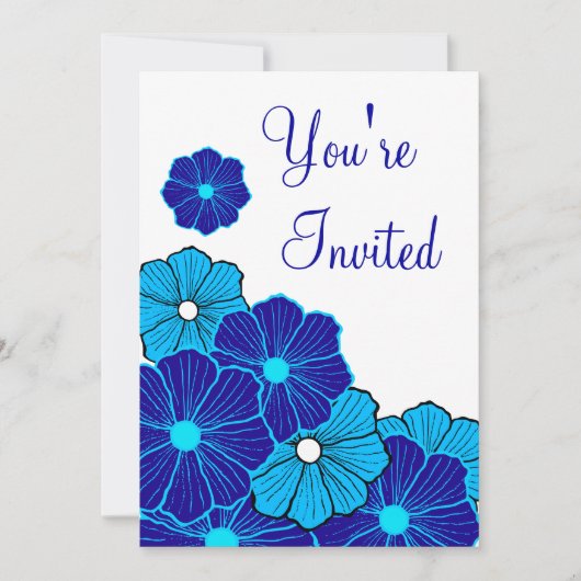 Invitation hawaïenne tropicale (Devant)