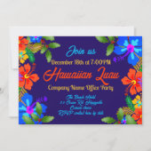 Invitation Hawaii Luau Fête Hibiscus à Holly (Devant)