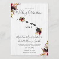 Hawaii State Chic Destination Floral Mariage