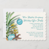 Invitation Hawaiian Holiday Company Office Party (Devant)