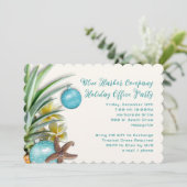 Invitation Hawaiian Holiday Company Office Party (Debout devant)