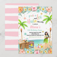 Hawaiian Luau Anniversaire Fête Tropicale Annivers
