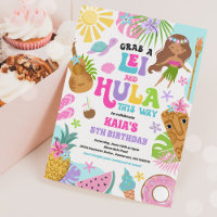 Hawaiian Luau Tropical Summer Pool Birthday Party