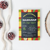 Invitation Hawaiian Tropical Pineappy Holiday