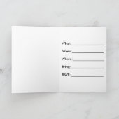 Invitation Hay Ride (Intérieur)