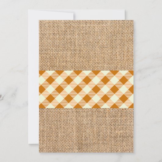 Invitation Hay ride fête d'anniversaire (Dos)