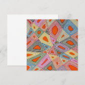 Invitation Haywire in Orange Flat Card (Devant / Derrière)