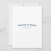 Invitation Hé, là, Sunshine State (Dos)