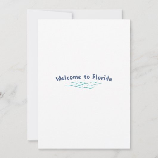 Invitation Hé, là, Sunshine State (Dos)