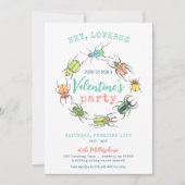 Invitation Hé Lovebug Fête de la Saint-Valentin (Devant)