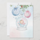 Invitation He or She? Festive Christmas Gender Reveal Party (Dos)
