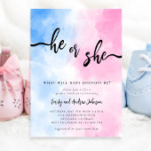 Invitation He or She Gender Reveal
