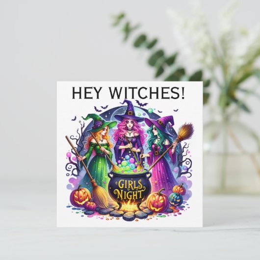 Invitation Hé sorcières ! (Debout devant)