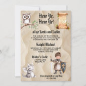 Invitation Hear Ye Medieval Renaissance Royal Birthday (Devant)