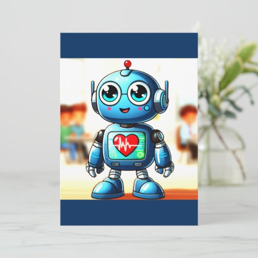 Invitation Heart Buddy (Debout devant)