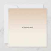 Invitation Heart Doves Rose Rose Romance Mariage (Dos)