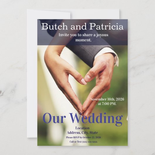 Invitation Heart In Hands (Devant)