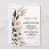 Invitation Heart Nothing Fancy Just Love Fun Rehearsal Diner (Devant)