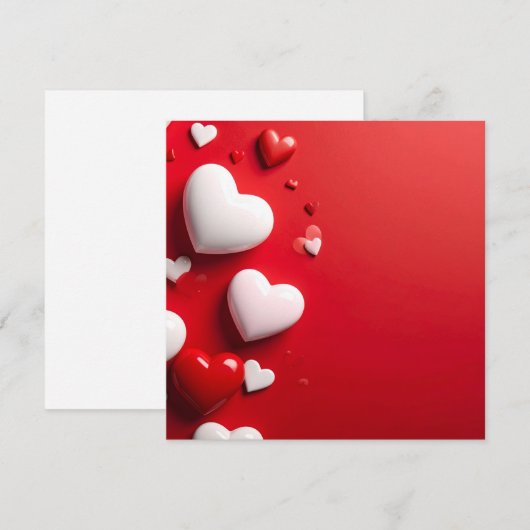 Invitation hearts (Devant / Derrière)