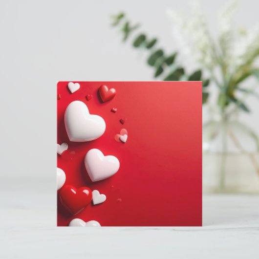 Invitation hearts (Debout devant)