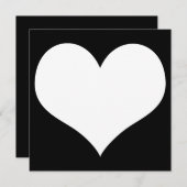 Invitation heartz (Devant / Derrière)