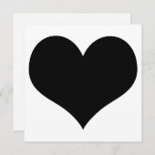Invitation heartz (Devant / Derrière)