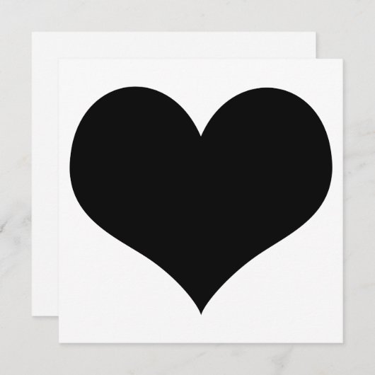 Invitation heartz (Devant / Derrière)