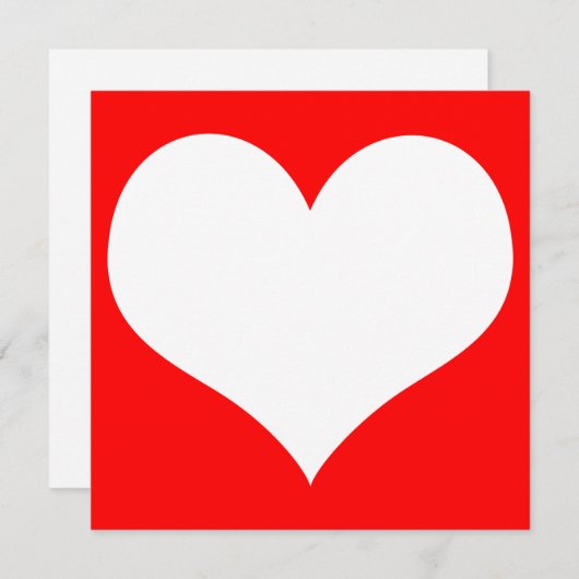 Invitation heartz (Devant / Derrière)