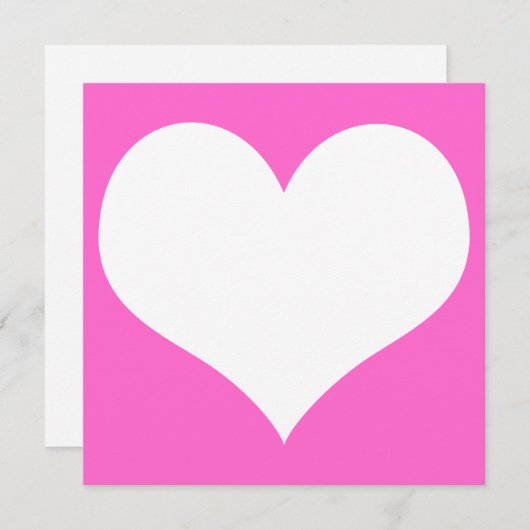 Invitation heartz (Devant / Derrière)