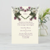 Invitation Heather et Heart (Debout devant)