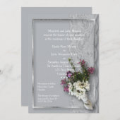 Invitation Heather et Lace (Devant / Derrière)