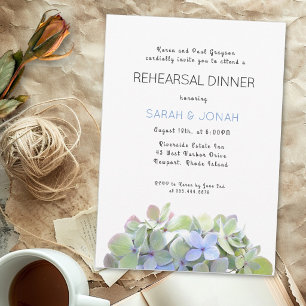 Invitation Hébergée pour un Dîner de Répétition au