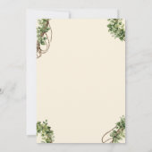 Invitation Hébergement de vacances de l'Ouest, Noël Pays Cowb (Dos)