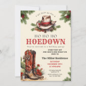 Invitation Hébergement de vacances de l'Ouest, Noël Pays Cowb (Devant)