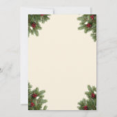 Invitation Hébergement de vacances de l'Ouest, Noël Pays Cowb (Dos)